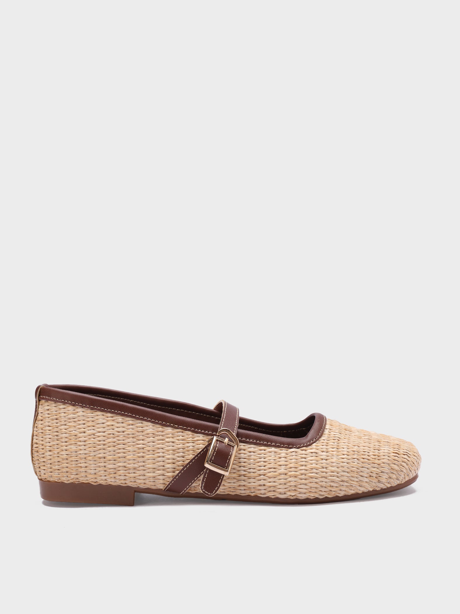 Woven Mary Jane Ballerinas
