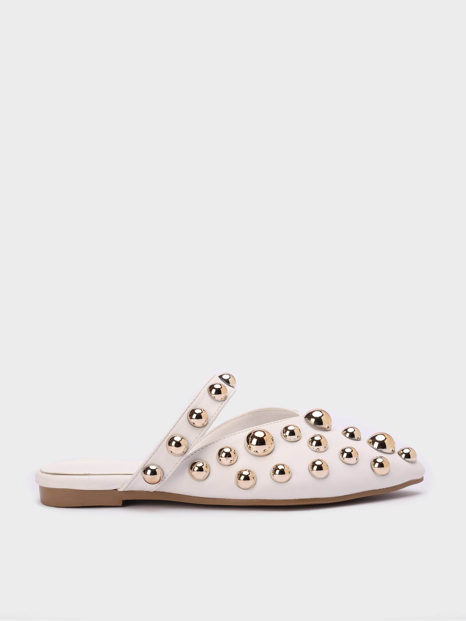 Royal Studs Pointed Mules - Lesh