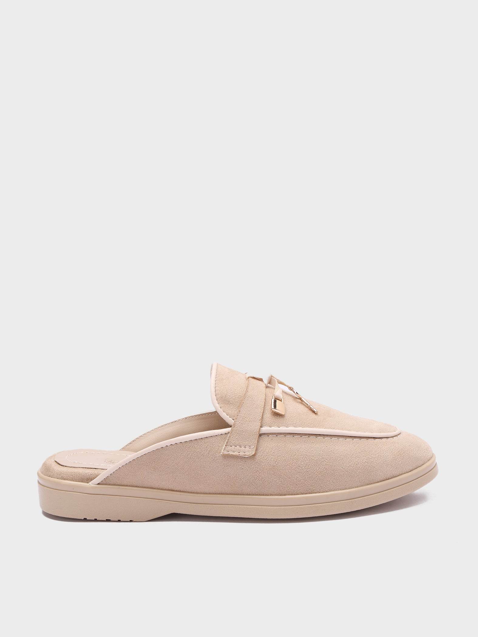Soft Suede Loafer Mules - Lesh