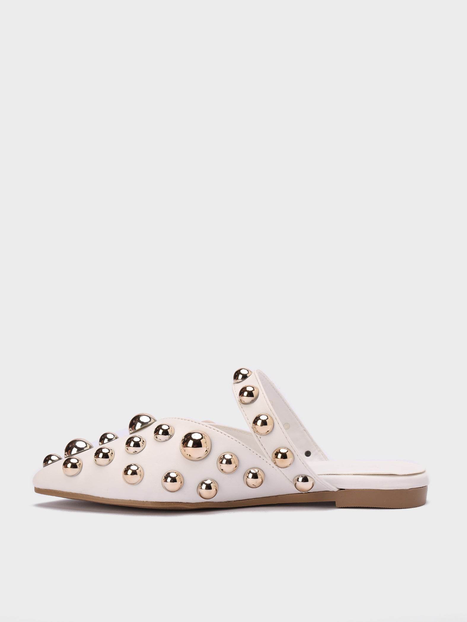 Royal Studs Pointed Mules - Lesh