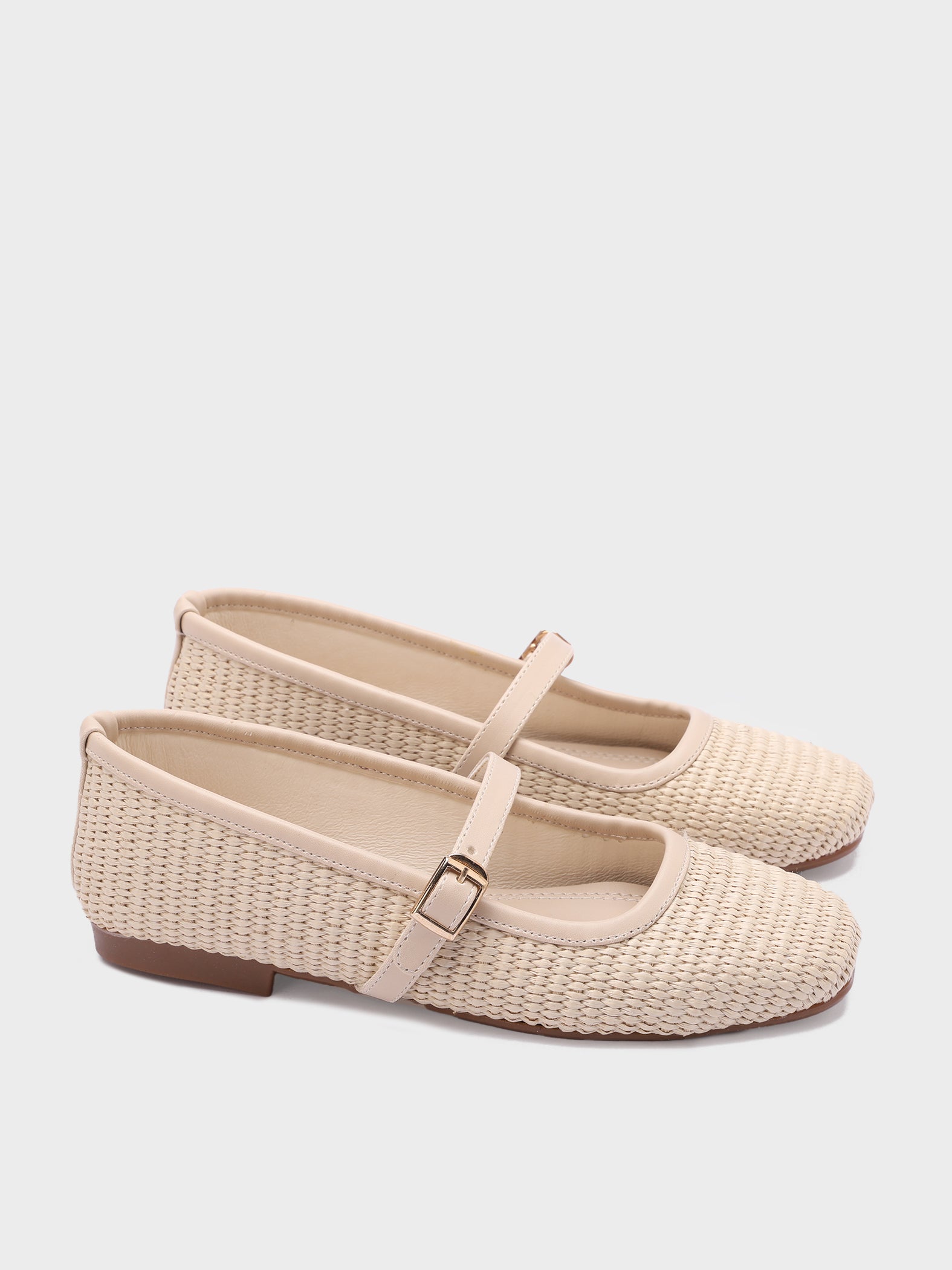 Woven Mary Jane Ballerinas