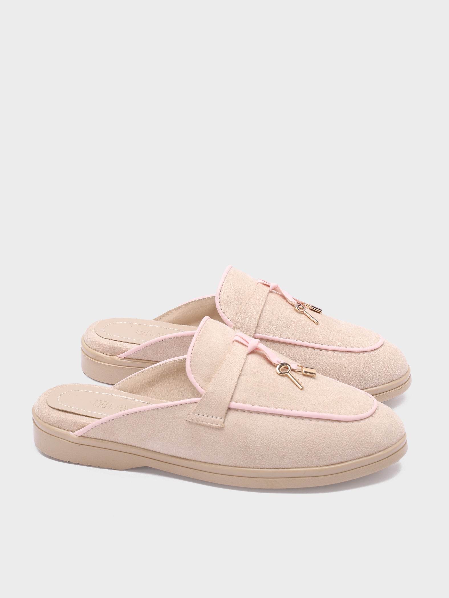 Soft Suede Loafer Mules - Lesh