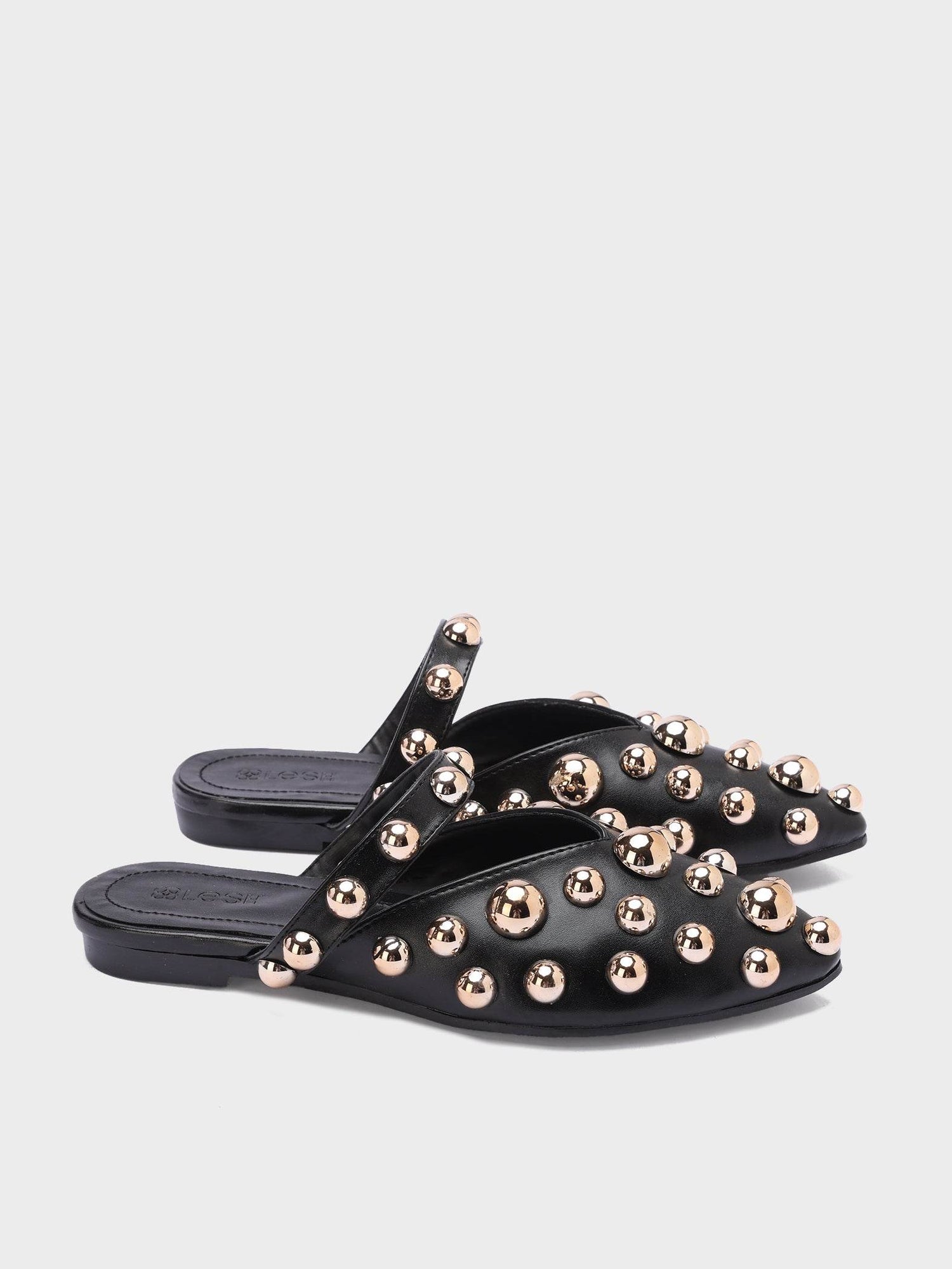 Royal Studs Pointed Mules - Lesh