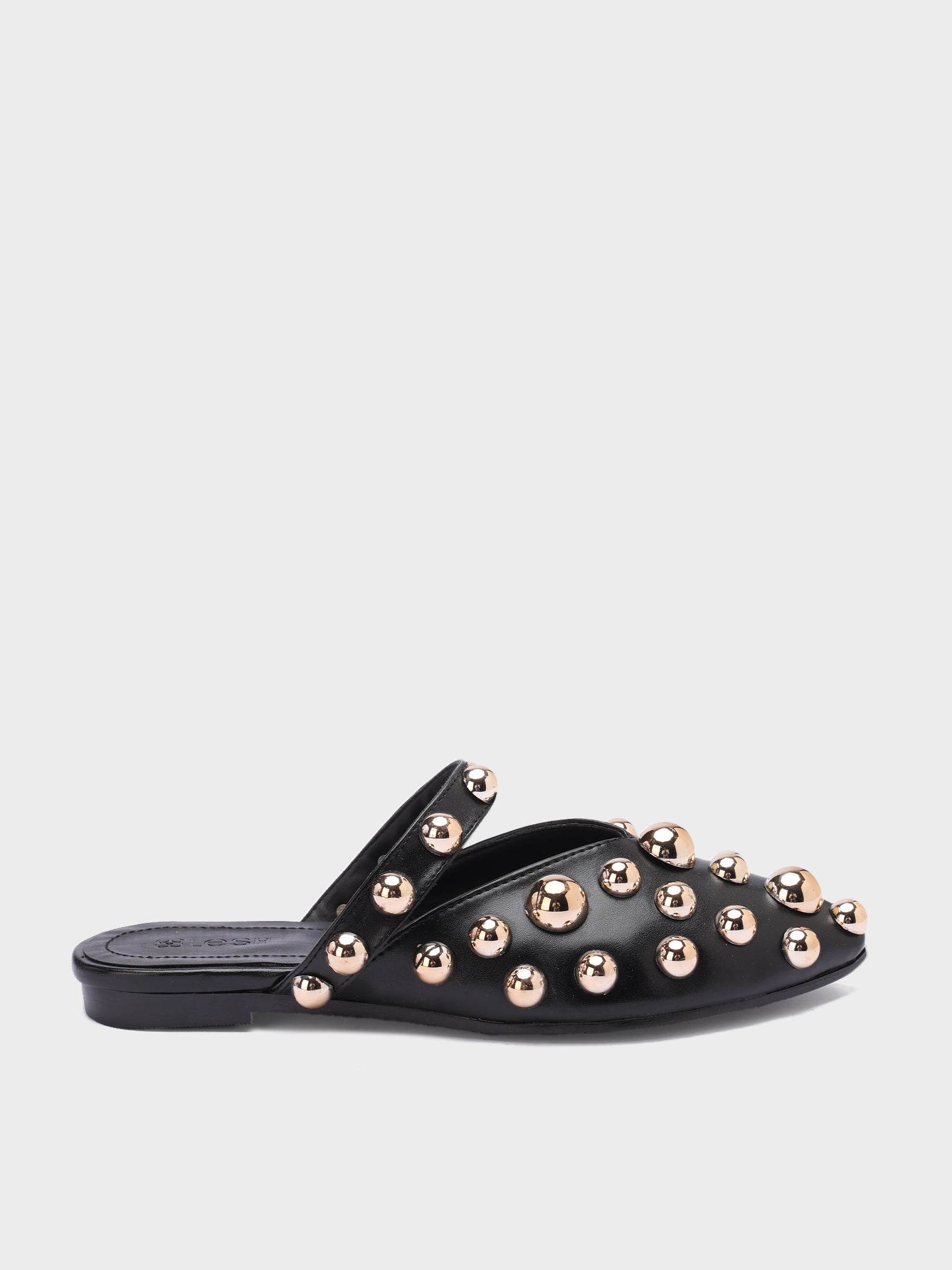 Royal Studs Pointed Mules - Lesh