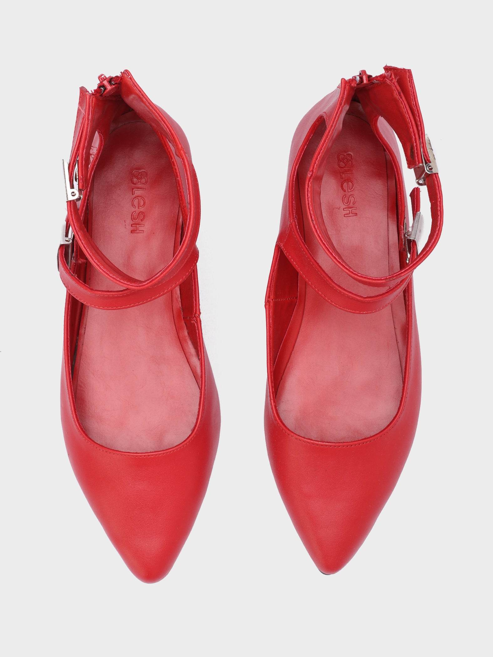 Lockstep Twin Strap Ballerinas - Lesh