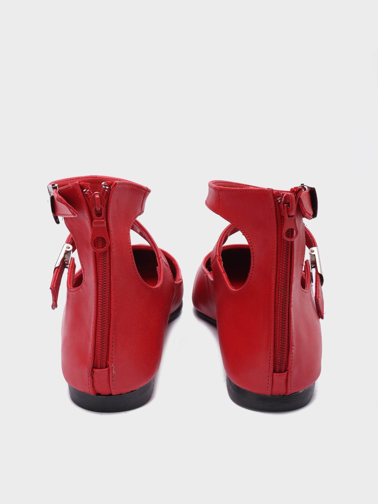 Lockstep Twin Strap Ballerinas - Lesh