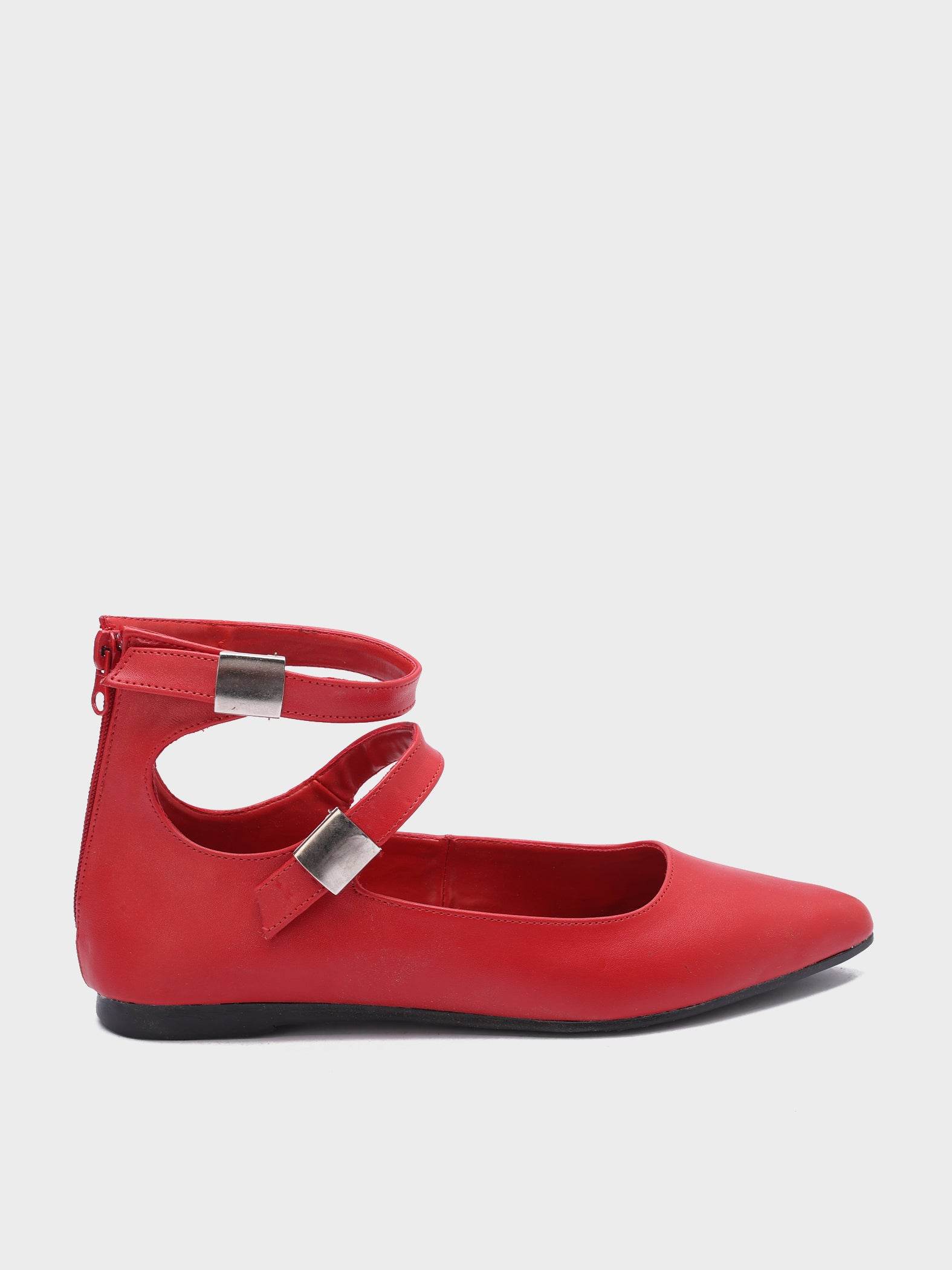 Lockstep Twin Strap Ballerinas - Lesh