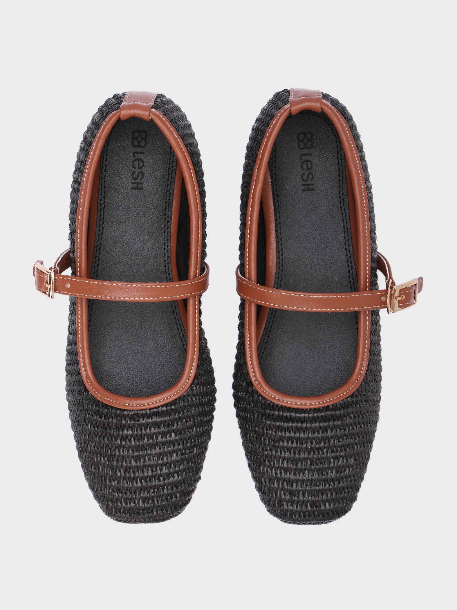 Woven Mary Jane Ballerinas