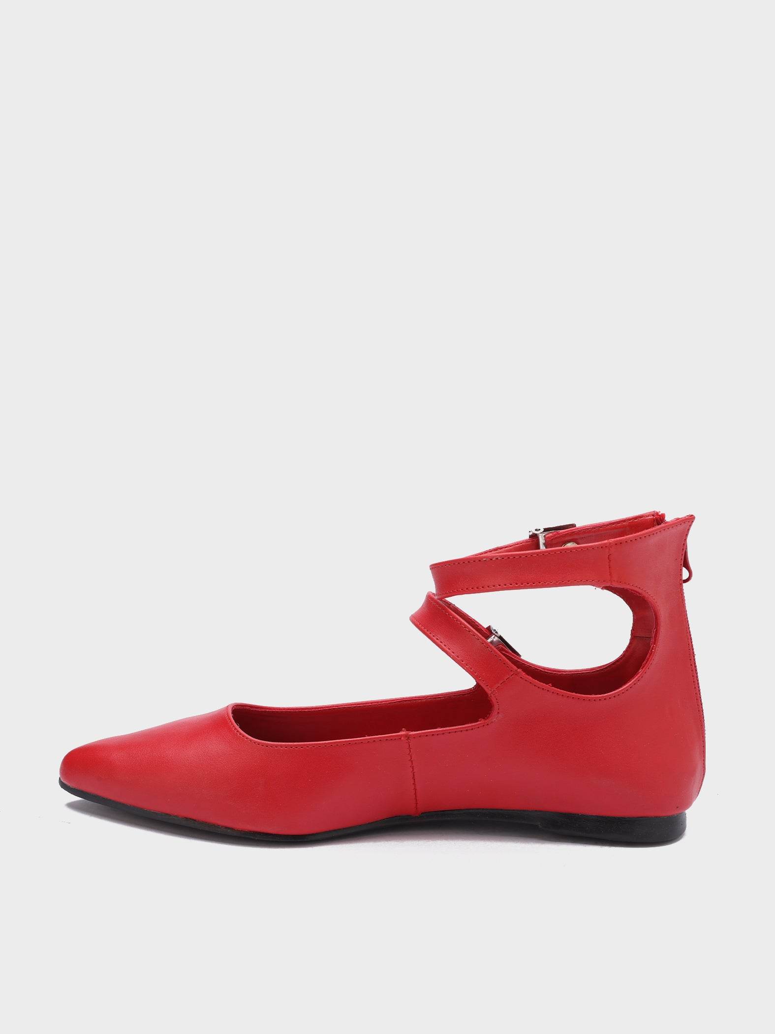 Lockstep Twin Strap Ballerinas - Lesh