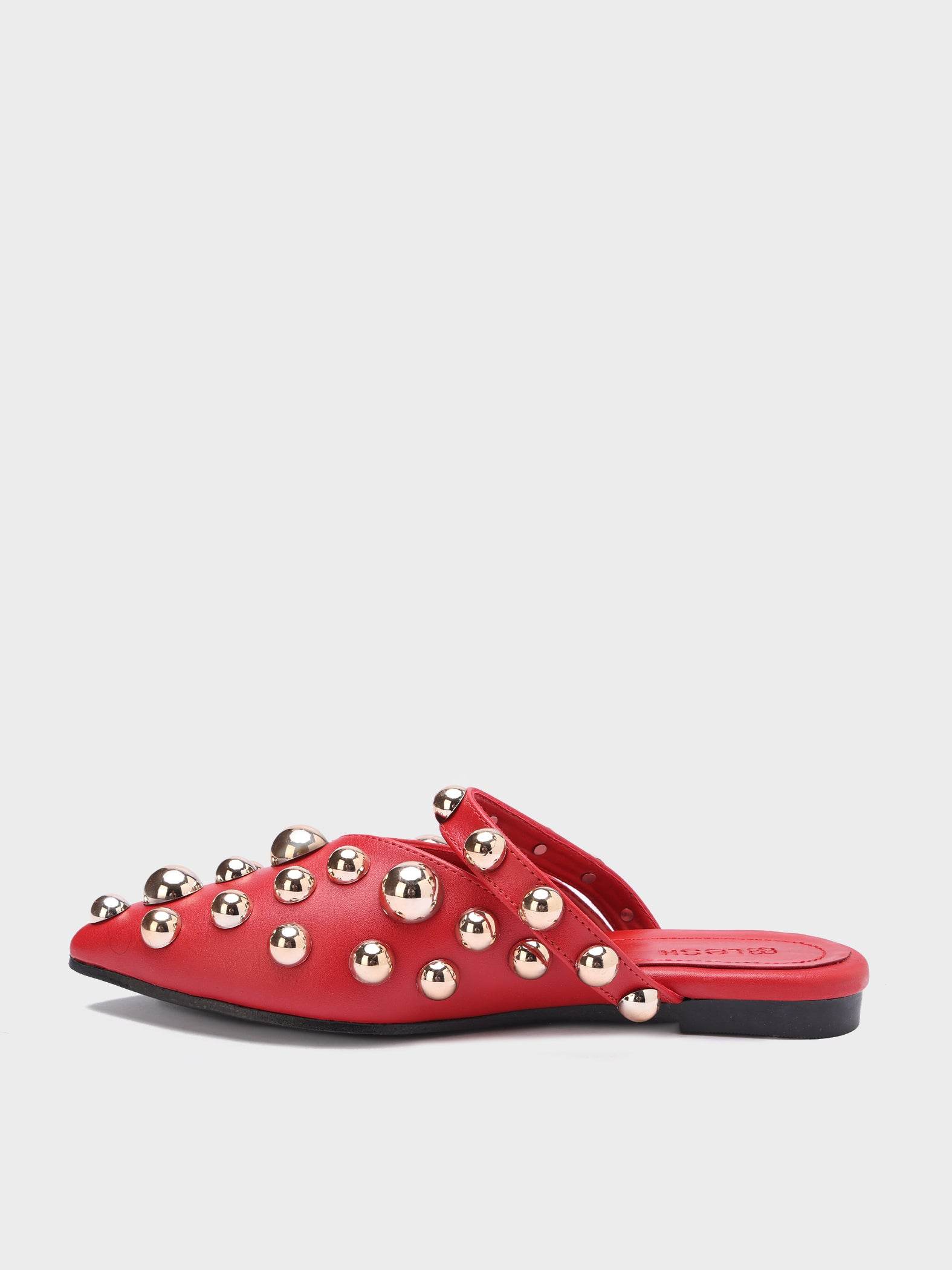 Royal Studs Pointed Mules - Lesh