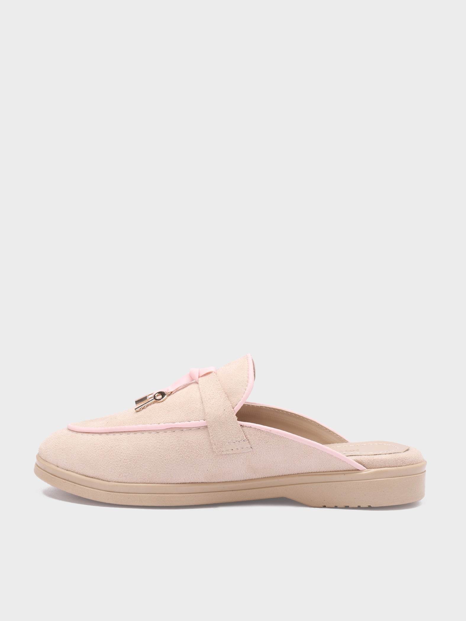 Soft Suede Loafer Mules - Lesh