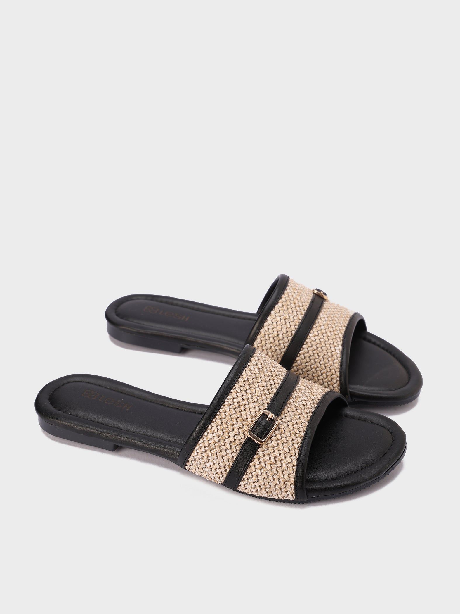 Boho Belted Flat Slippers