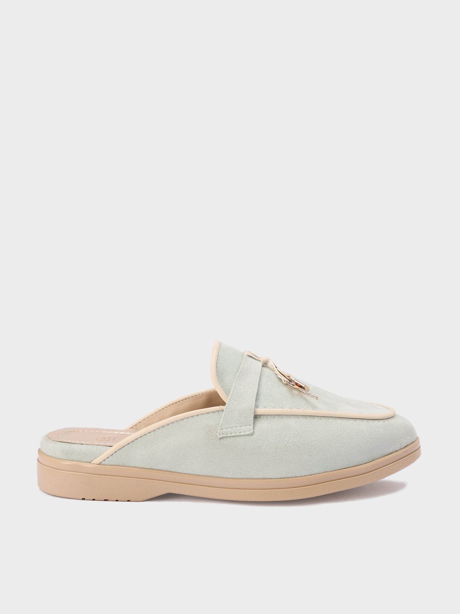 Soft Suede Loafer Mules - Lesh