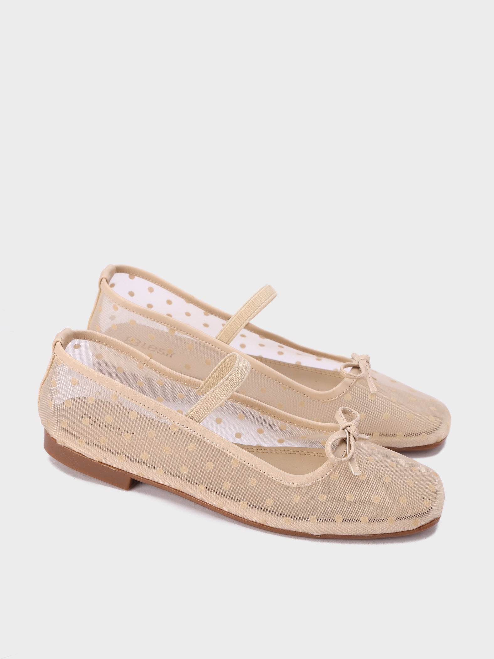 Dotted Mary Jane Ballerinas - Lesh