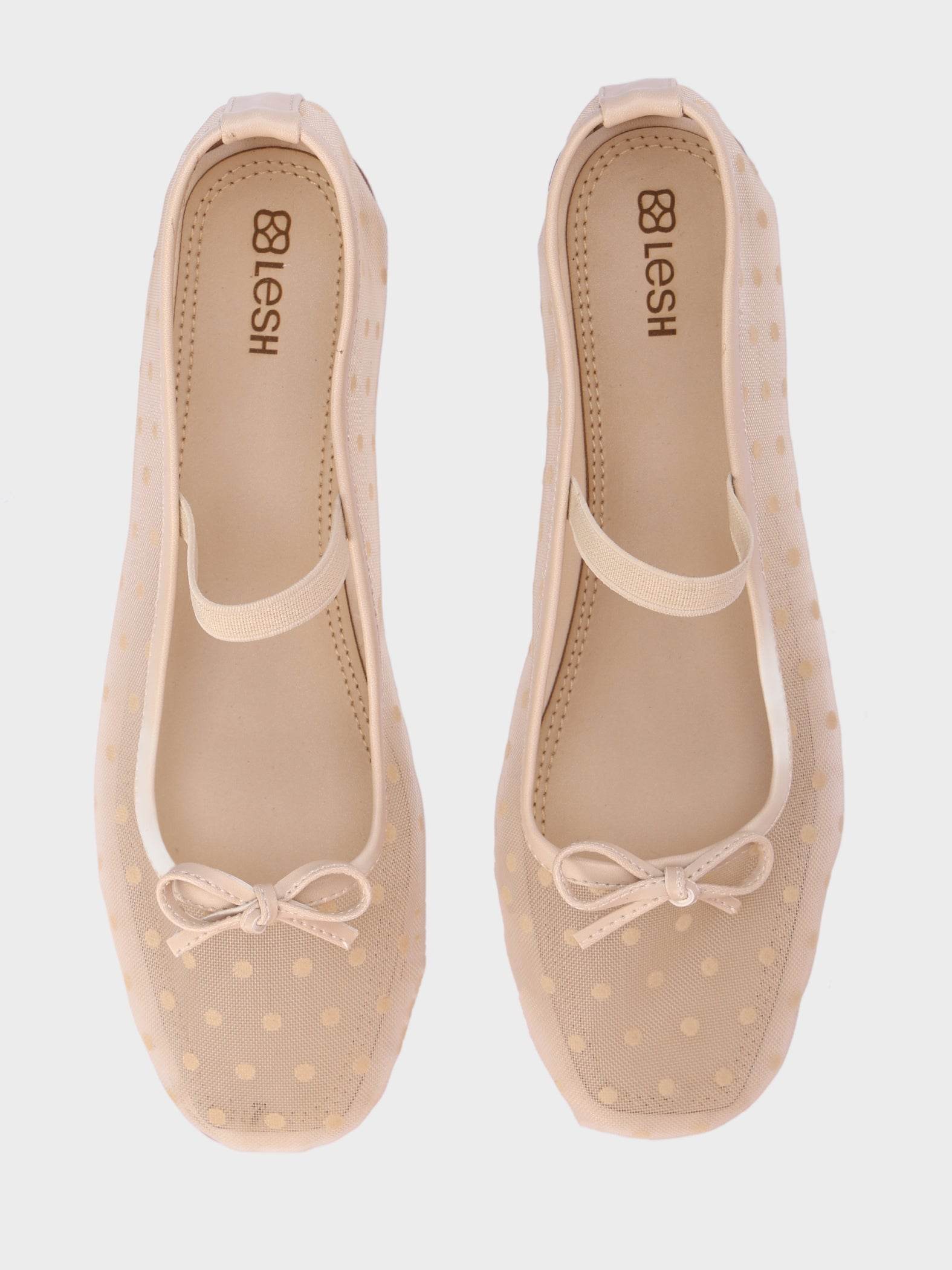 Dotted Mary Jane Ballerinas - Lesh