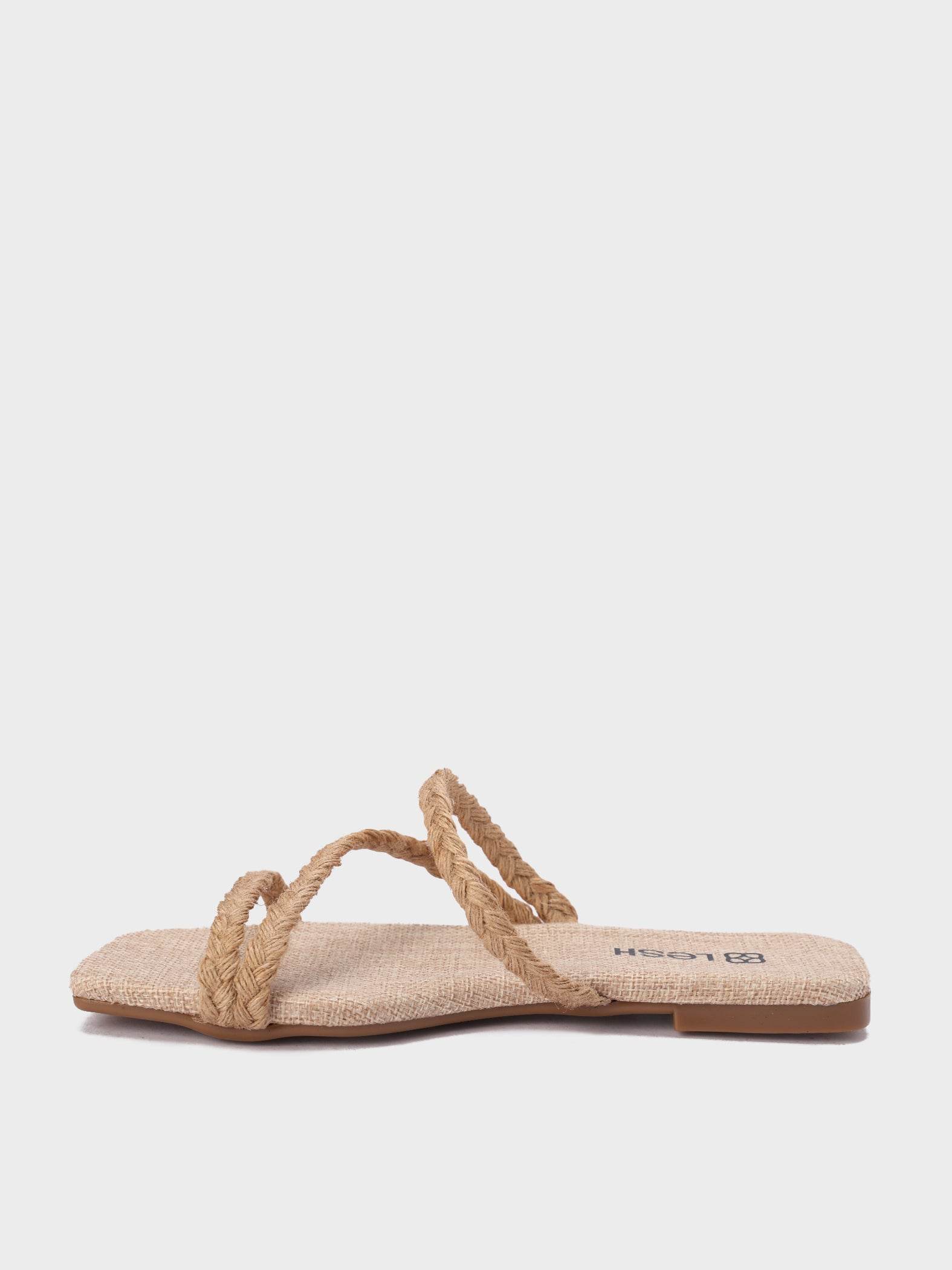 Braided Straps Slippers - Lesh