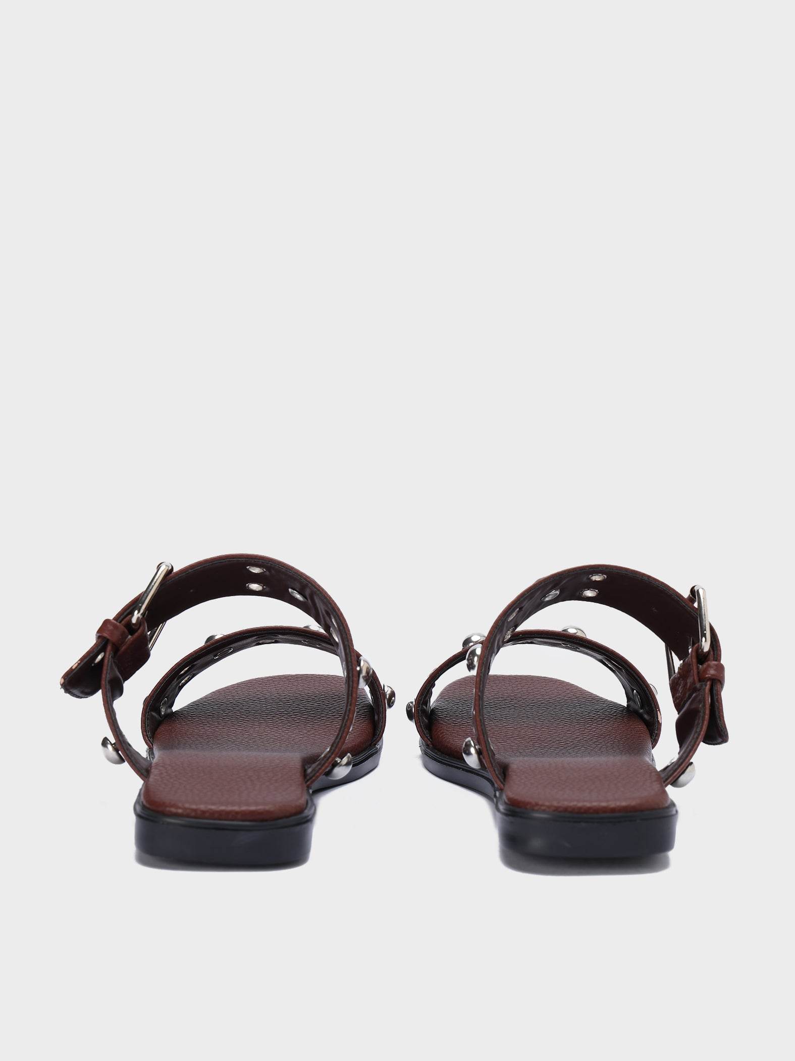 Studded Buckle Slides - Lesh