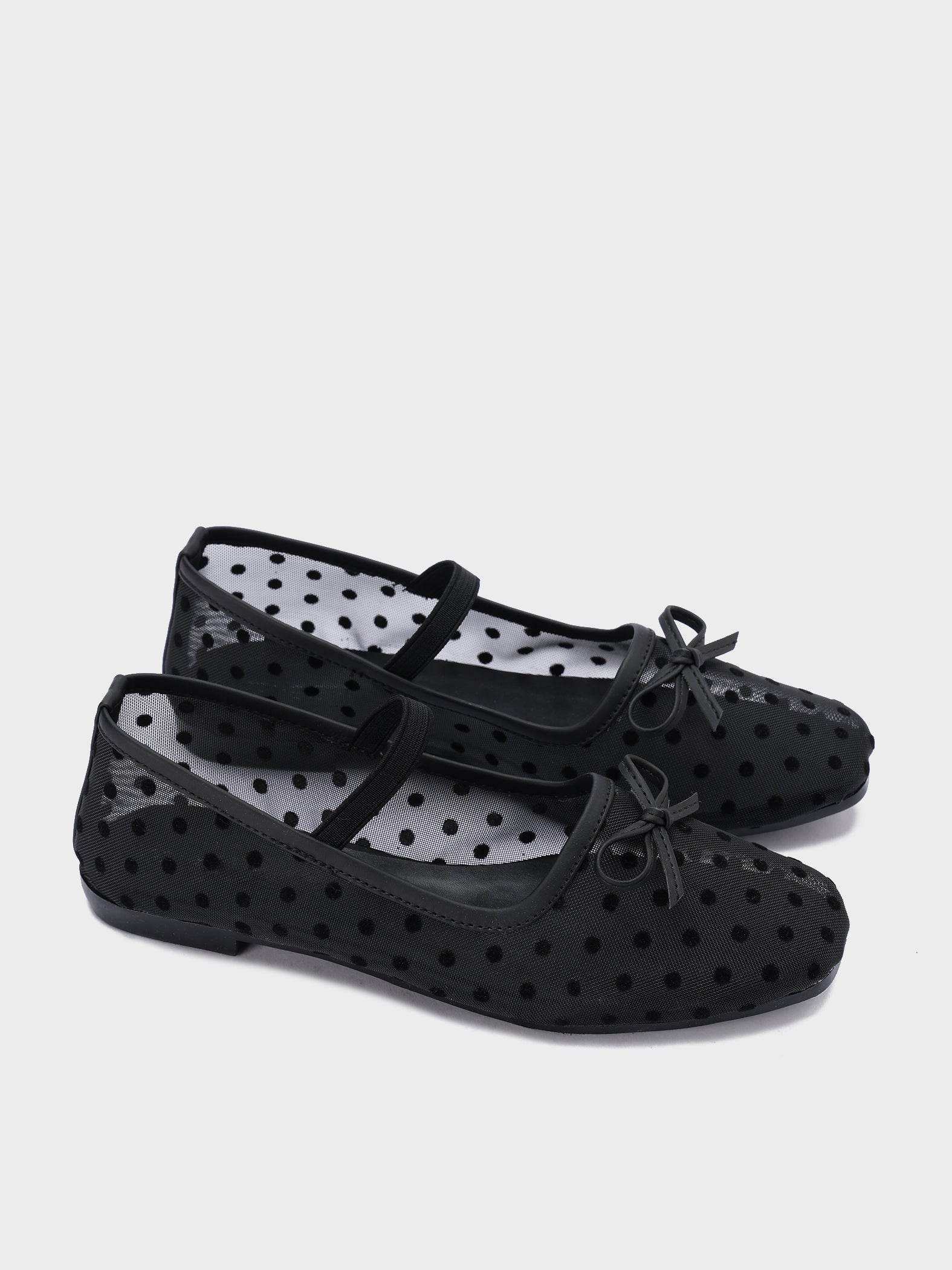 Dotted Mary Jane Ballerinas - Lesh