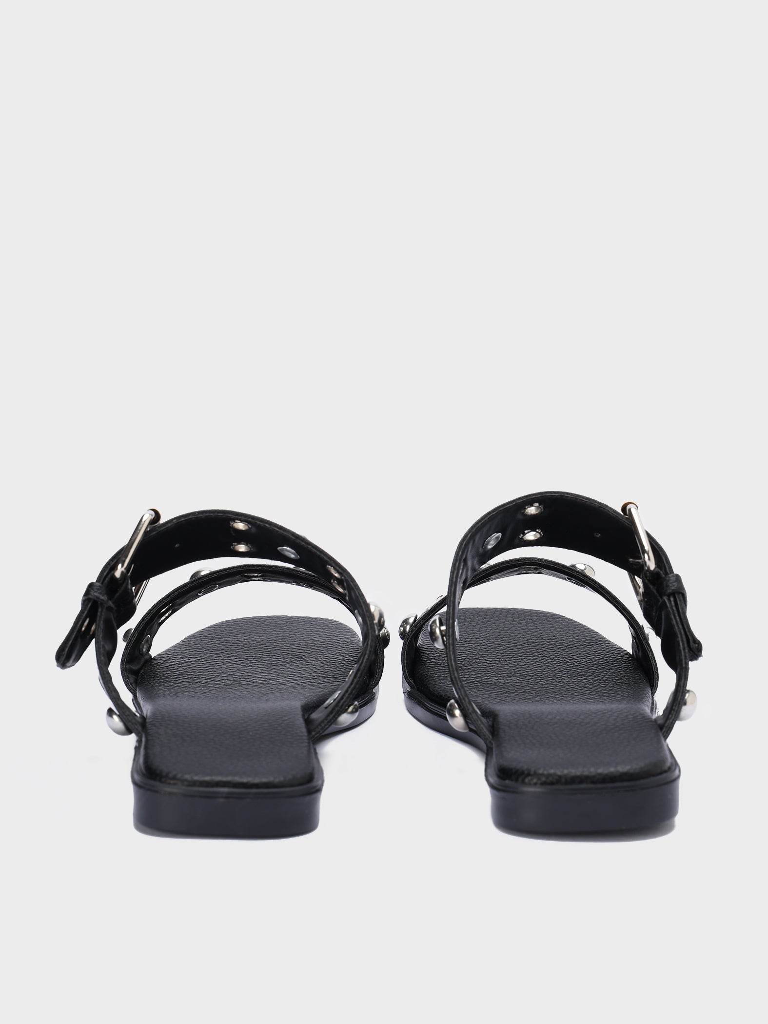 Studded Buckle Slides - Lesh