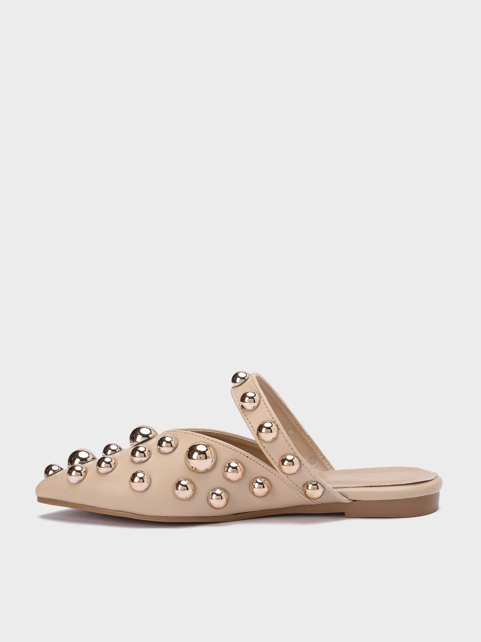 Royal Studs Pointed Mules - Lesh