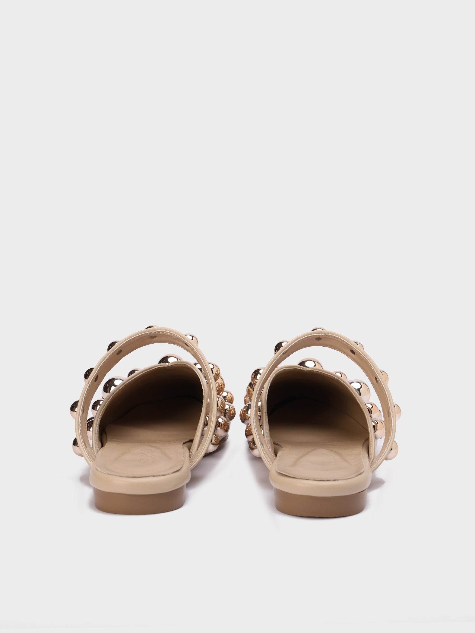 Royal Studs Pointed Mules - Lesh