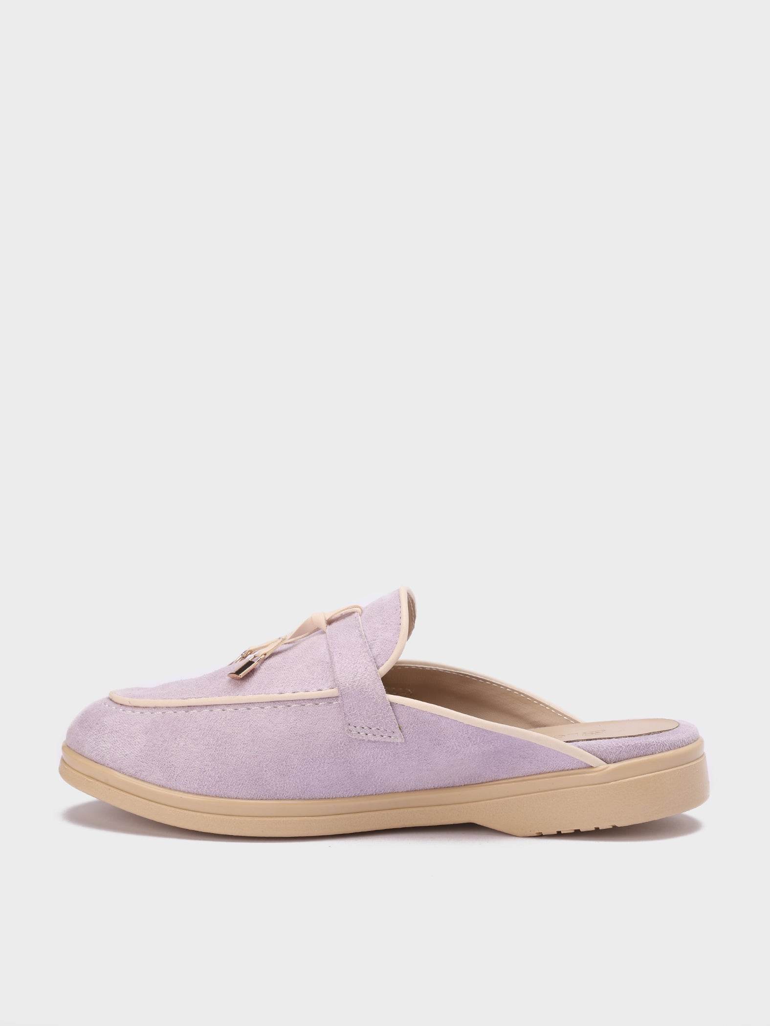 Soft Suede Loafer Mules - Lesh