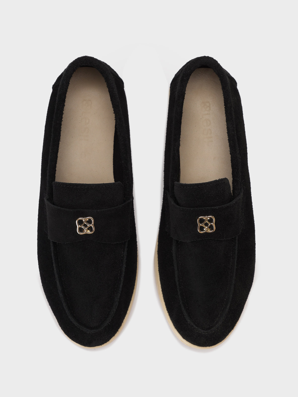 True Black LESH Loafers