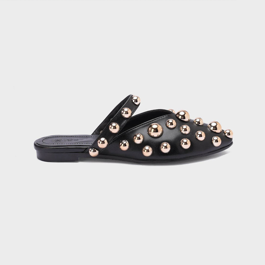 Royal Studs Pointed Mules