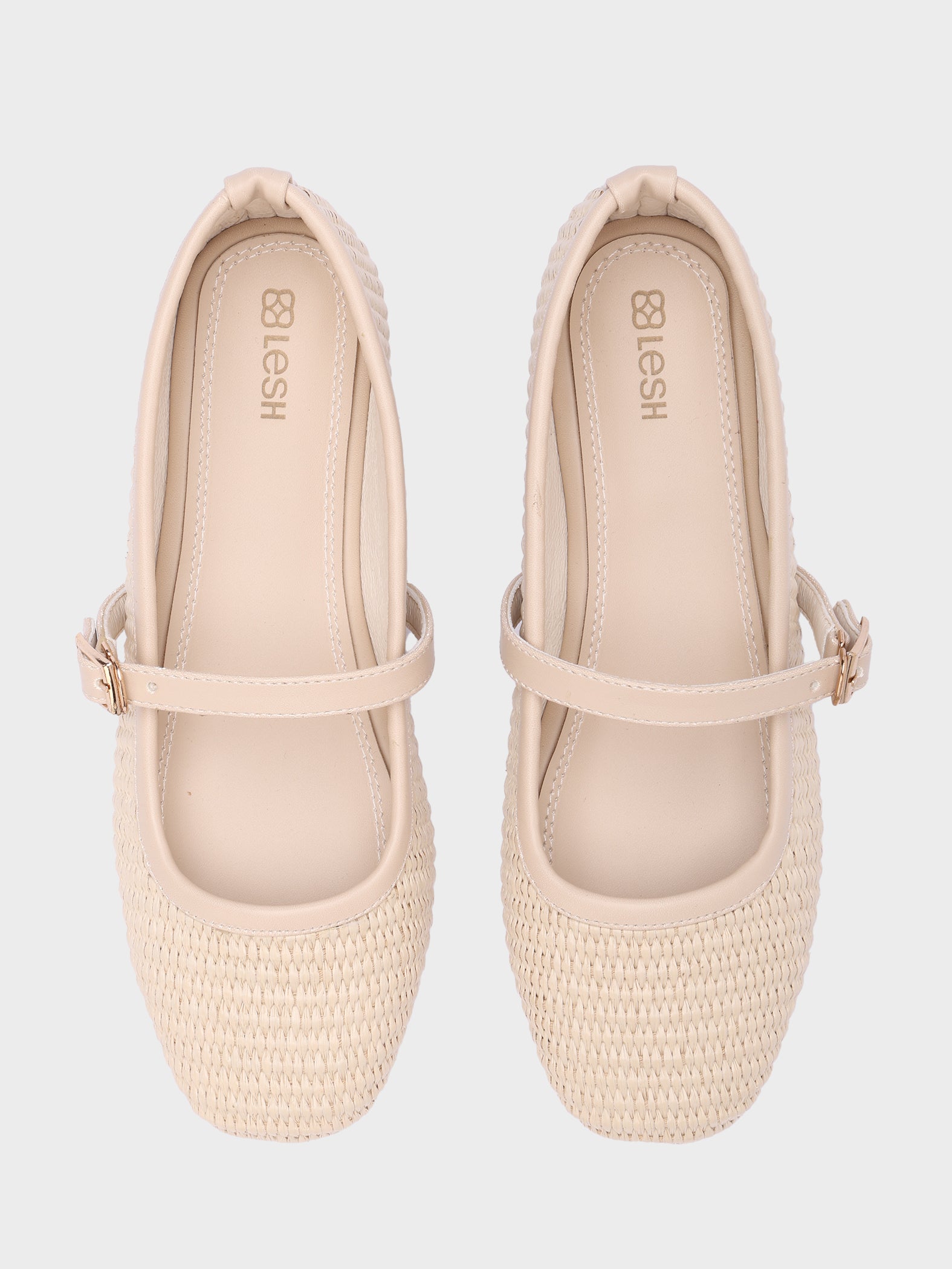 Woven Mary Jane Ballerinas