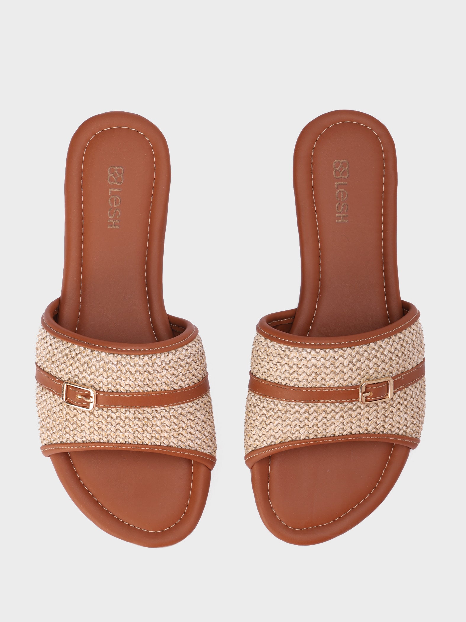 Boho Belted Flat Slippers