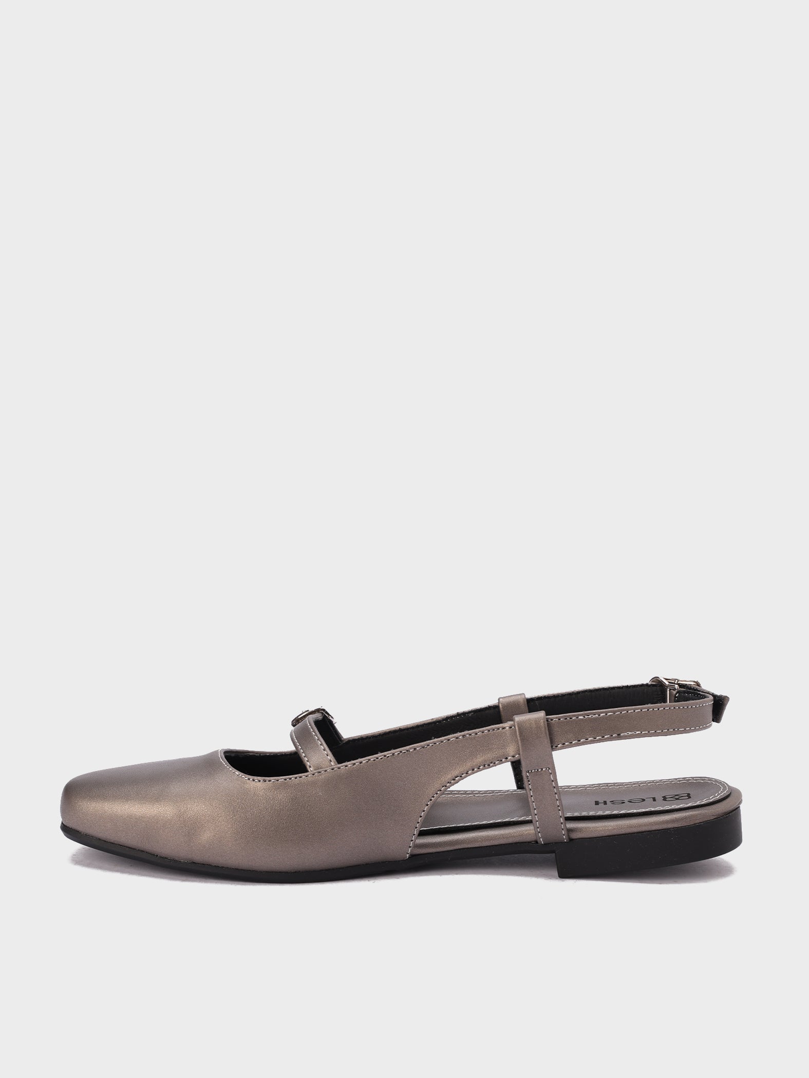 Metallic Mary Jane Slingbacks