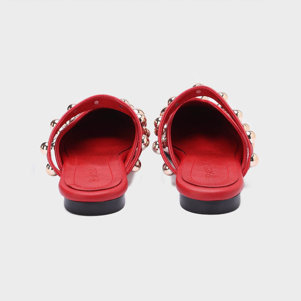 Royal Studs Pointed Mules