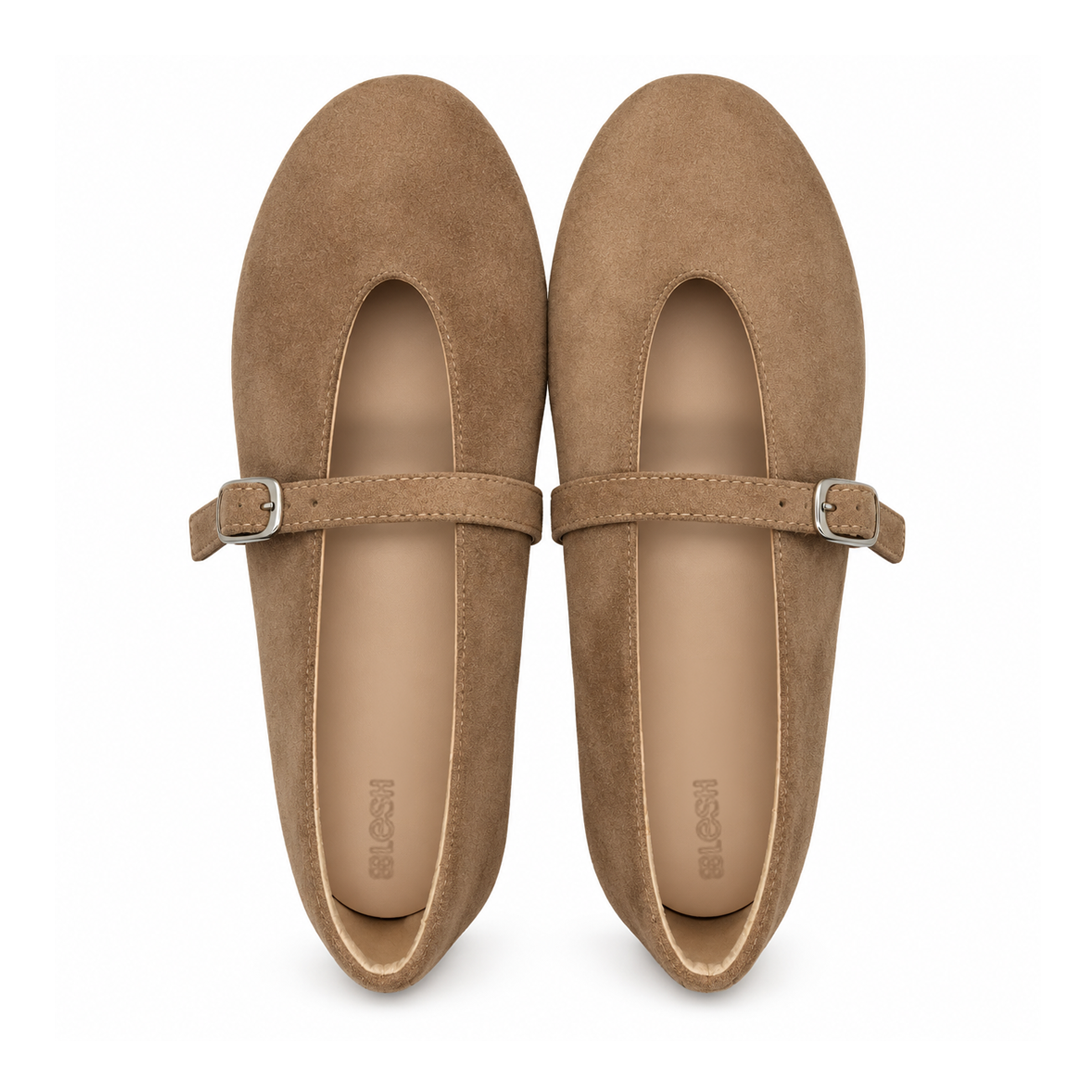 The All-Day Flats - Almond Beige