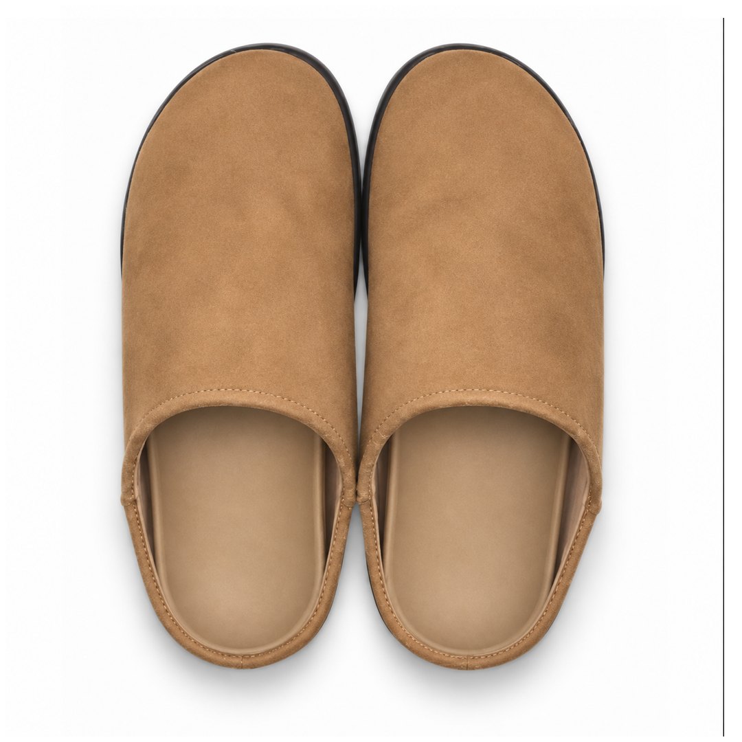 The Slow Day Clogs - Almond Beige