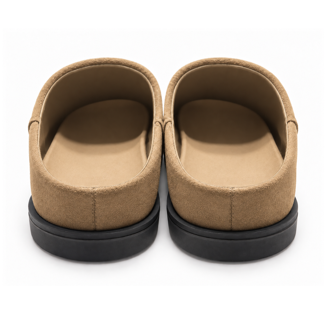 The Slow Day Clogs - Almond Beige
