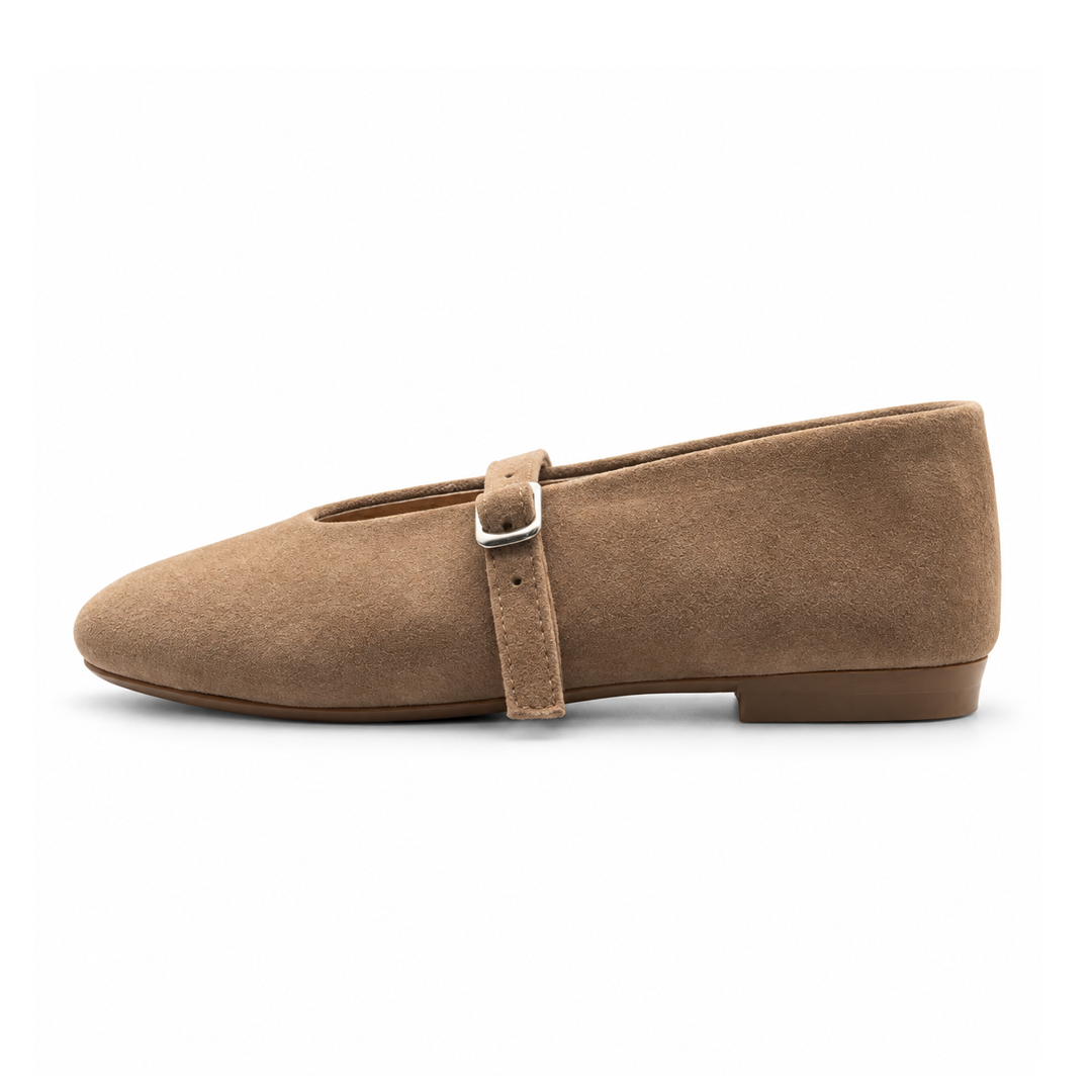 The All-Day Flats - Almond Beige