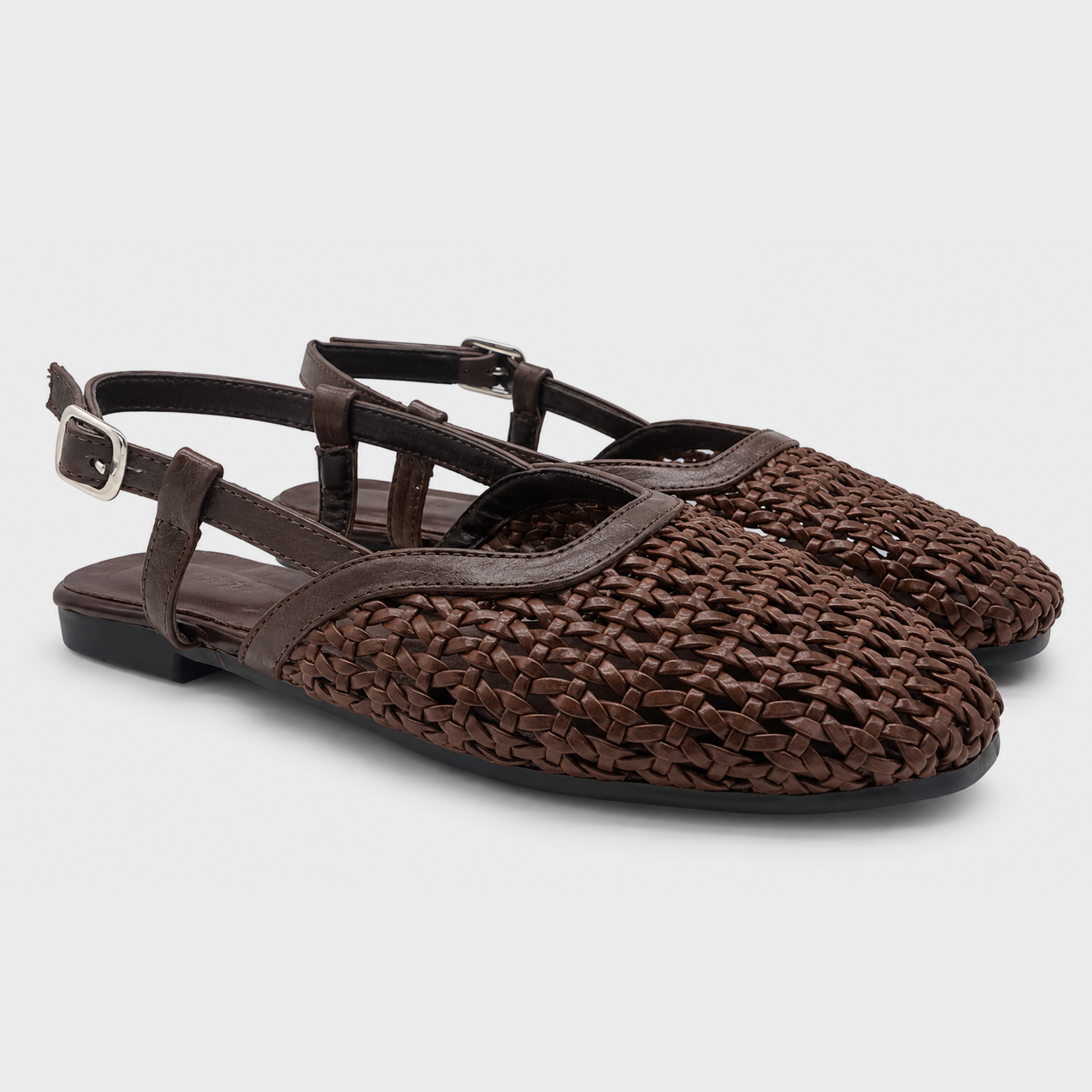 The Boardwalk Slingbacks - Chestnut Brown