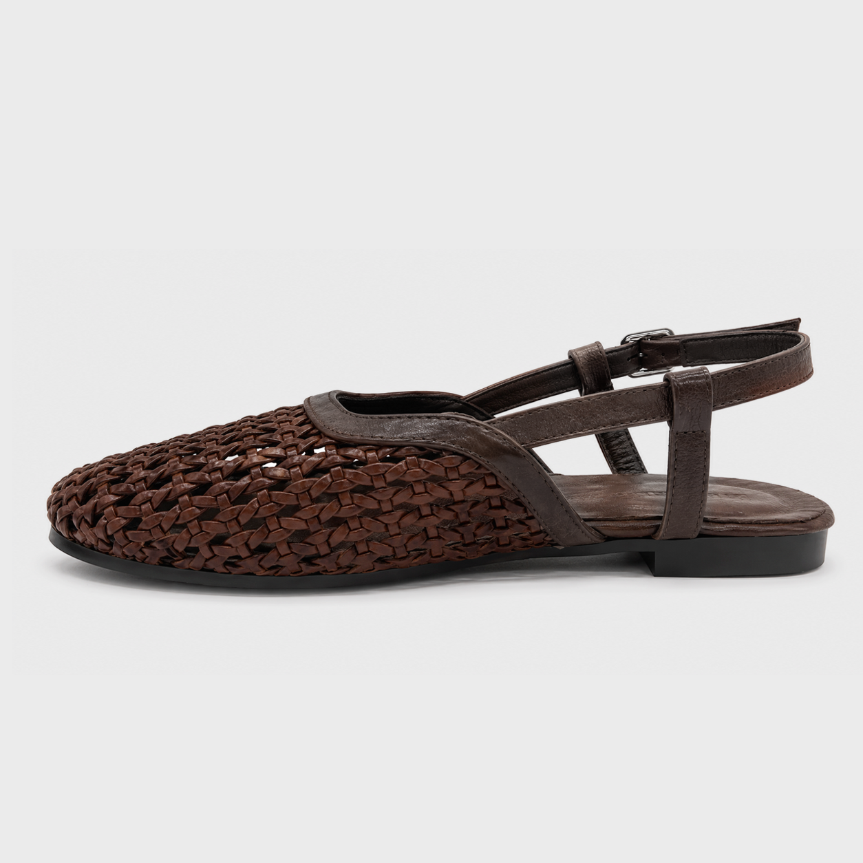 The Boardwalk Slingbacks - Chestnut Brown