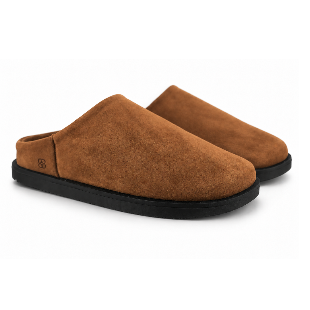 The Slow Day Clogs - Toffee Brown