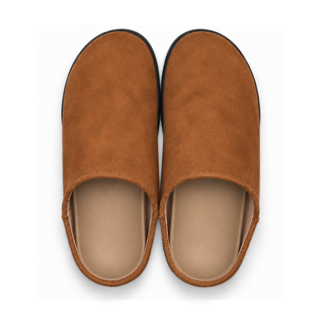 The Slow Day Clogs - Toffee Brown