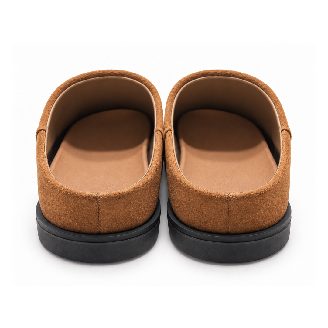 The Slow Day Clogs - Toffee Brown