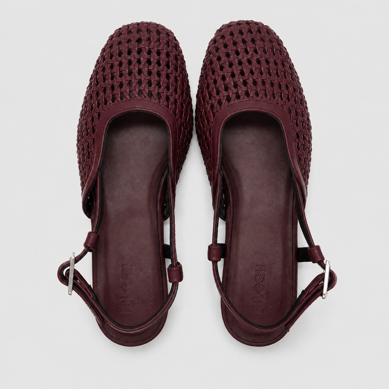 The Boardwalk Slingbacks - Dark Cherry