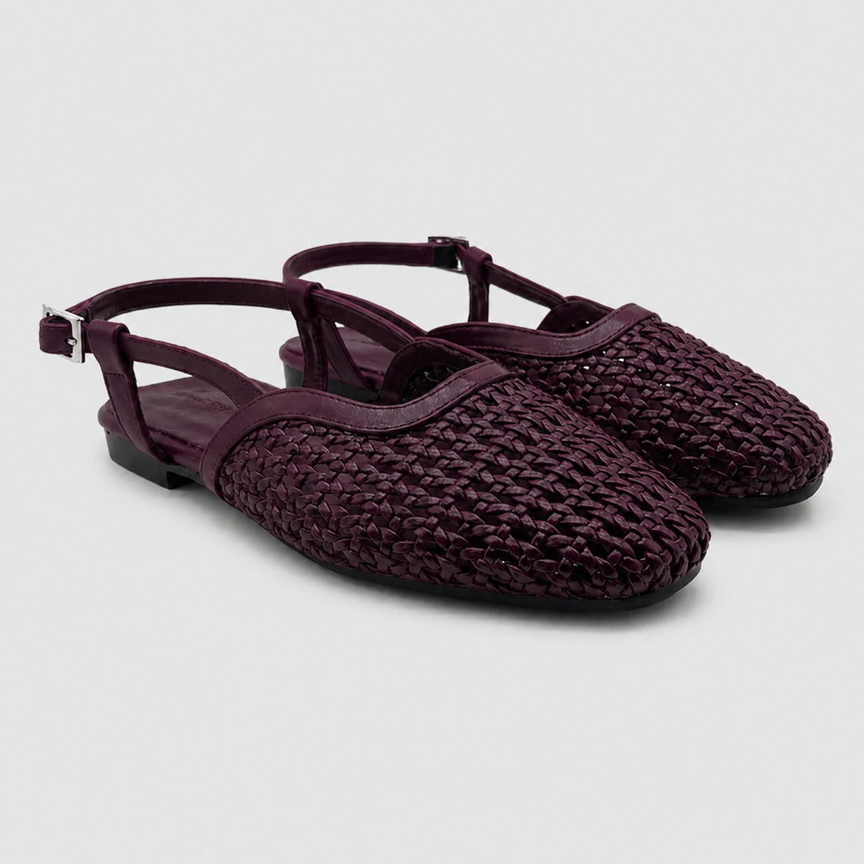 The Boardwalk Slingbacks - Dark Cherry