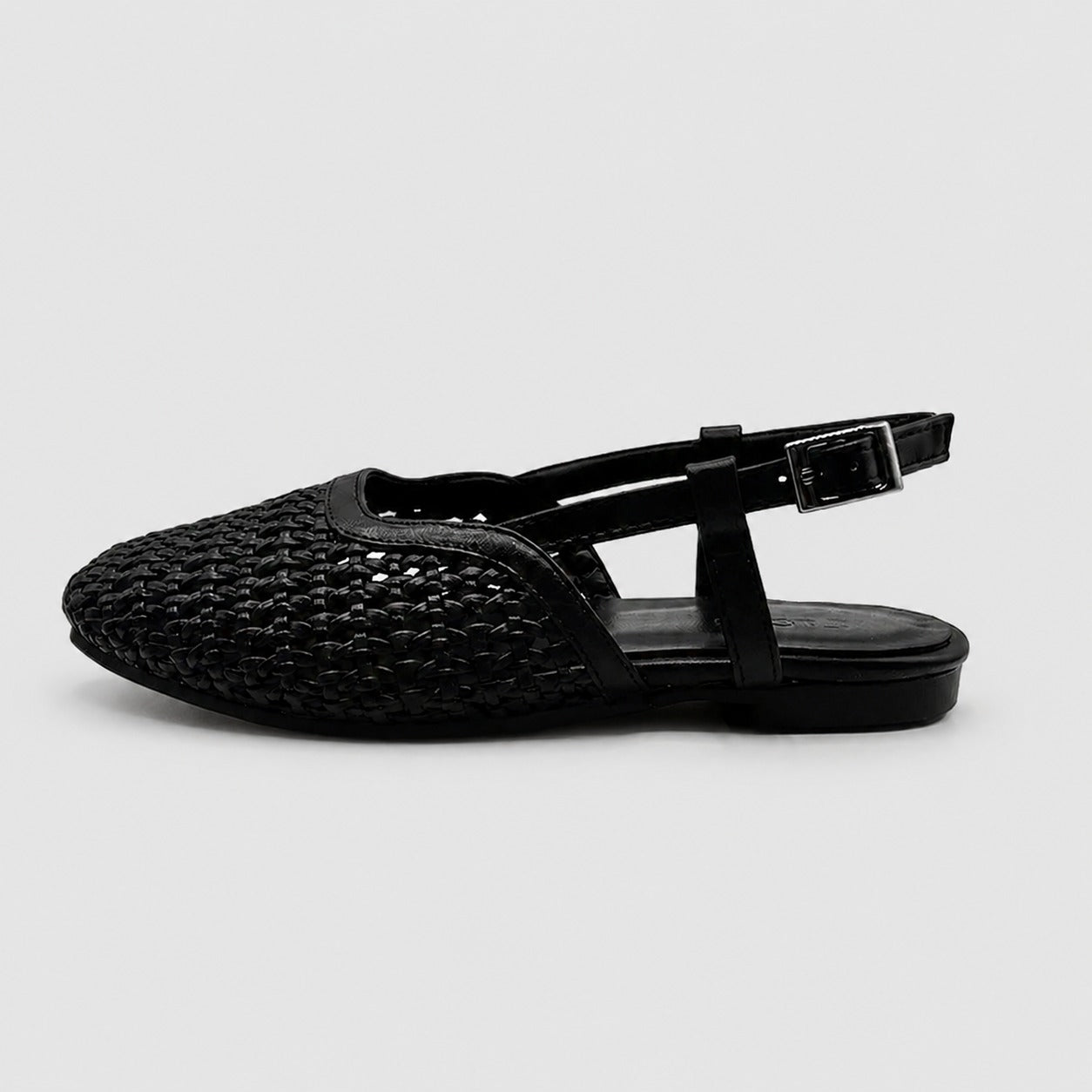 The Boardwalk Slingbacks - Black Sand