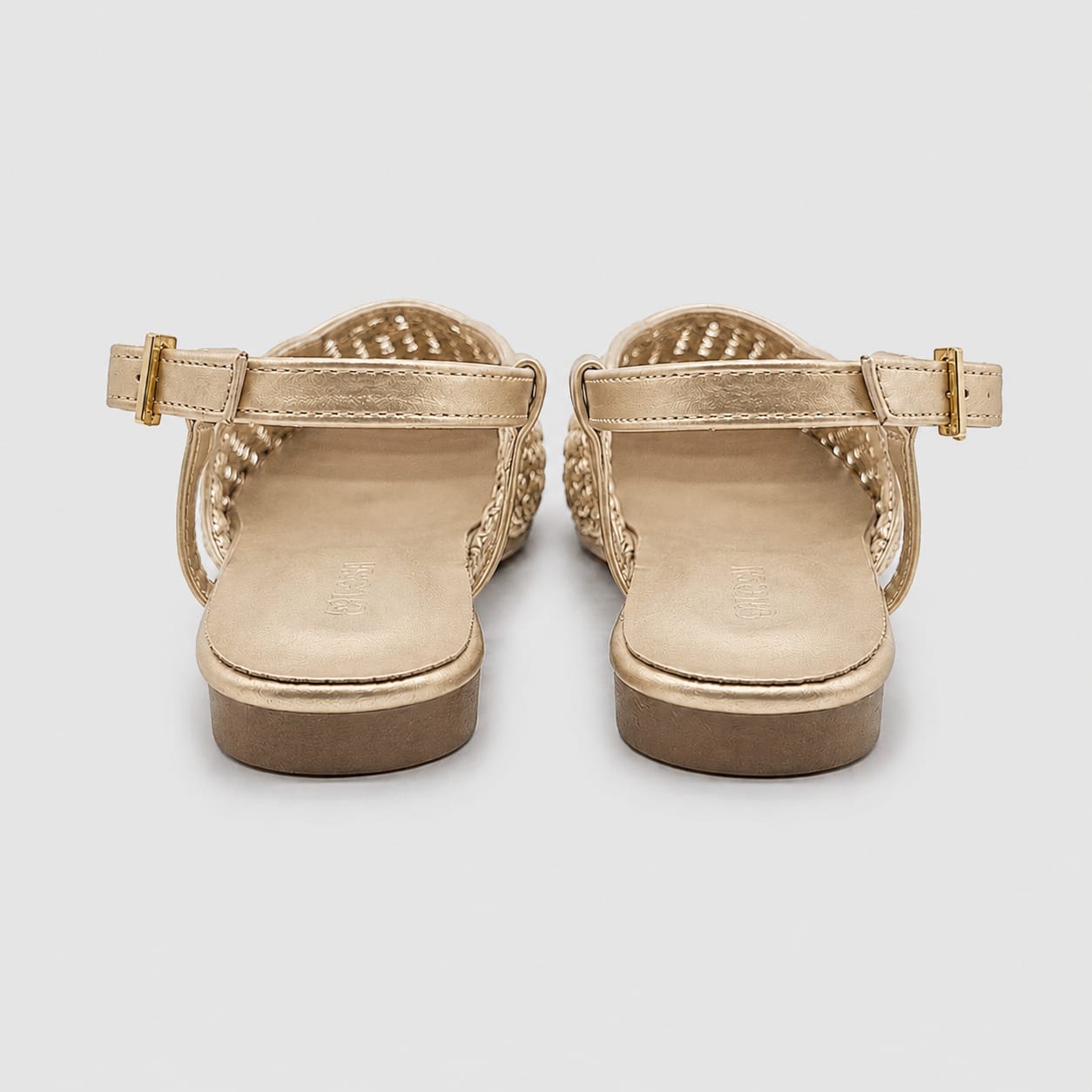 The Boardwalk Slingbacks - Champagne Gold