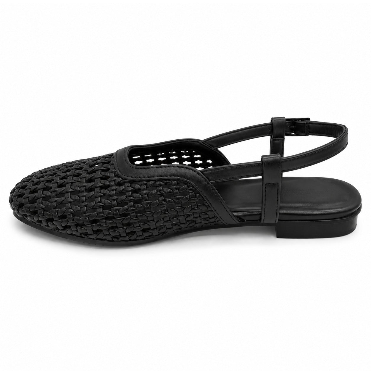 The Boardwalk Slingbacks - Black Sand