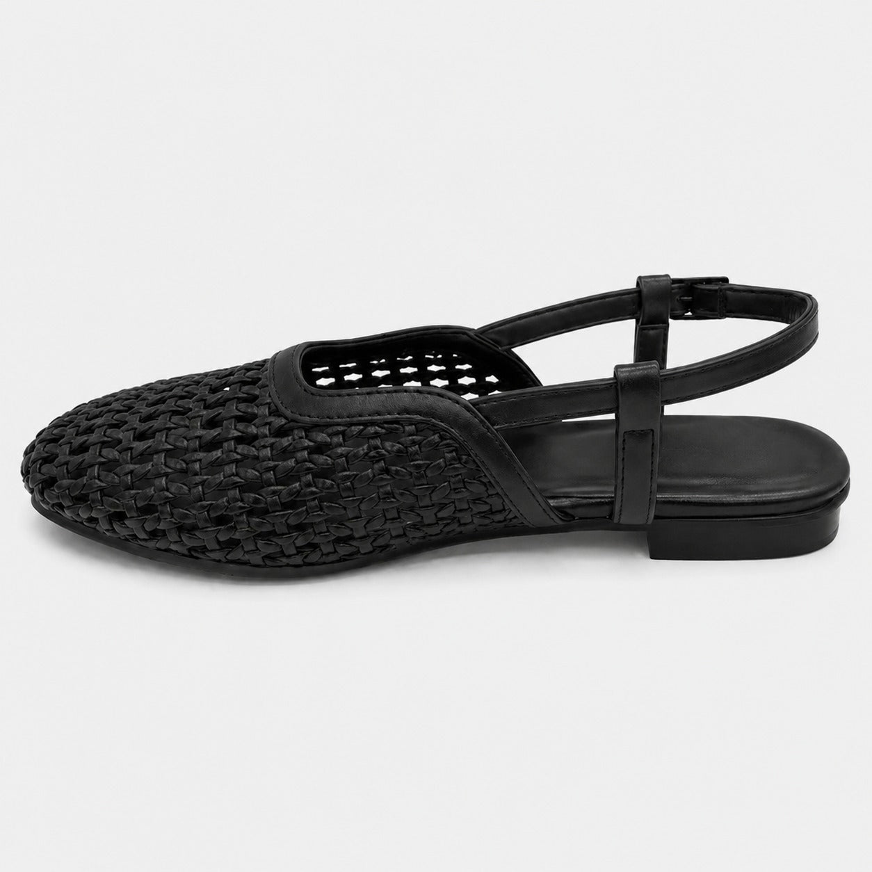 The Boardwalk Slingbacks - Black Sand