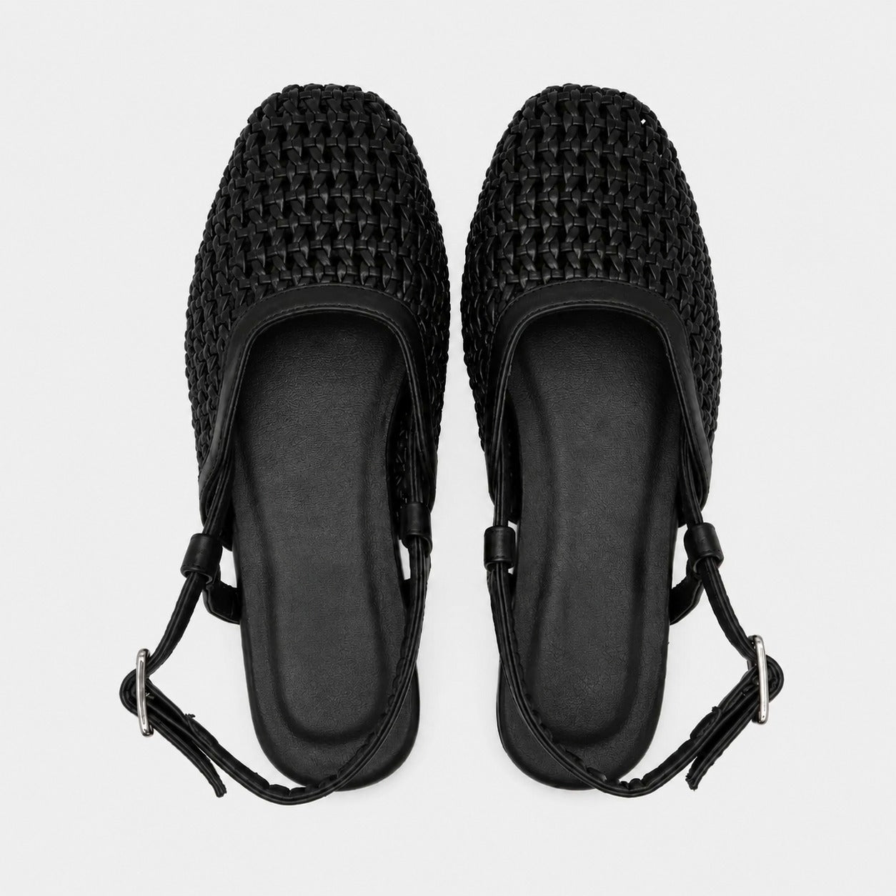The Boardwalk Slingbacks - Black Sand