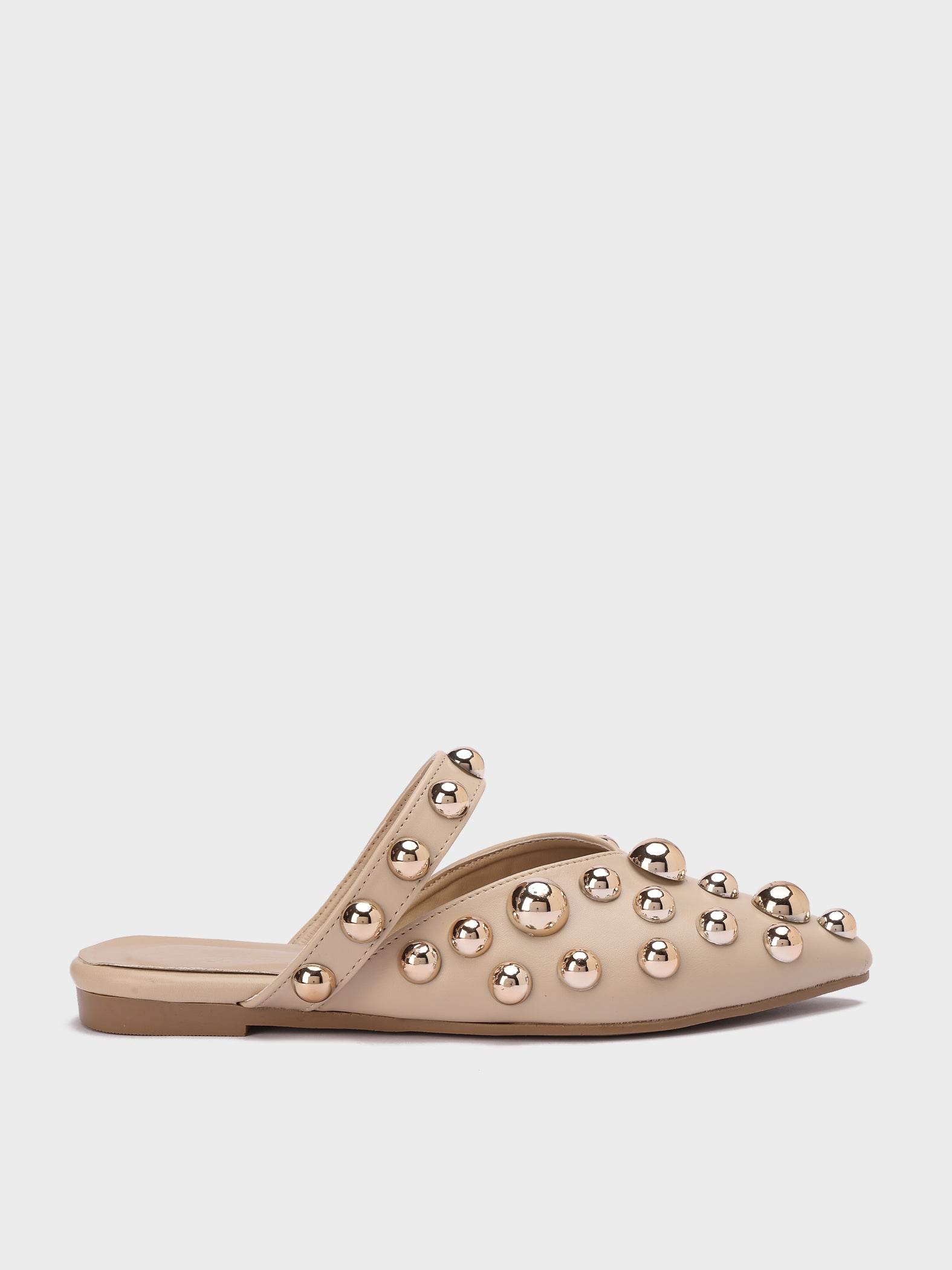 Royal Studs Pointed Mules - Lesh