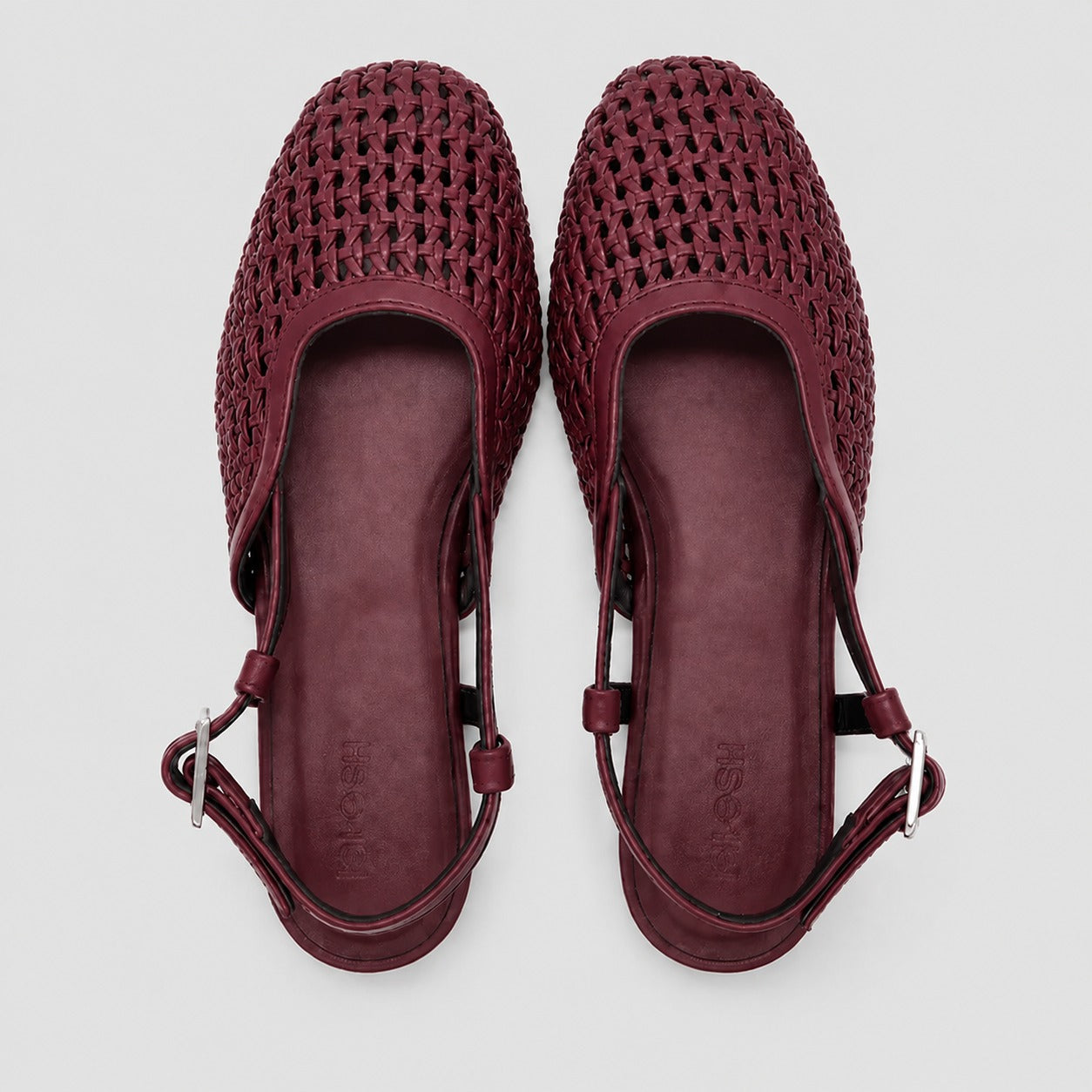 The Boardwalk Slingbacks - Dark Cherry